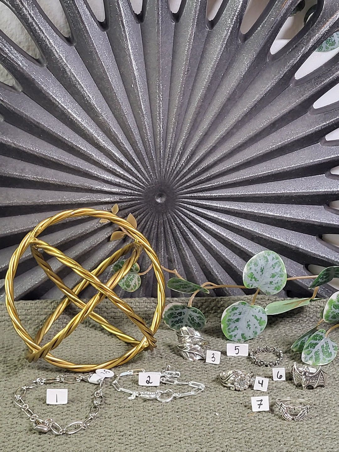 RESERVED FOR: Kristi K 8/30/24 - 7 Sterling Silver Items