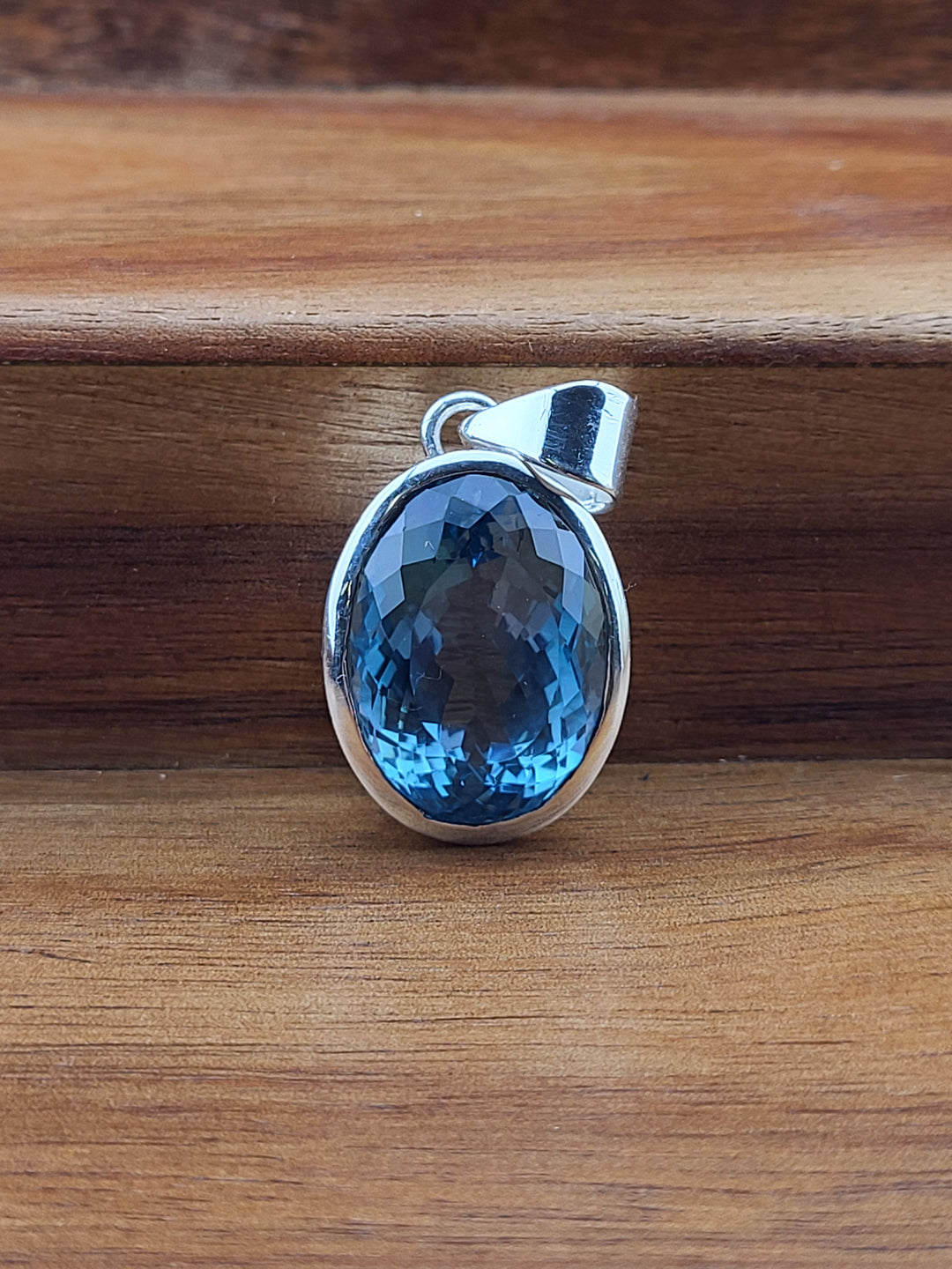 Sky Blue Topaz Pendant