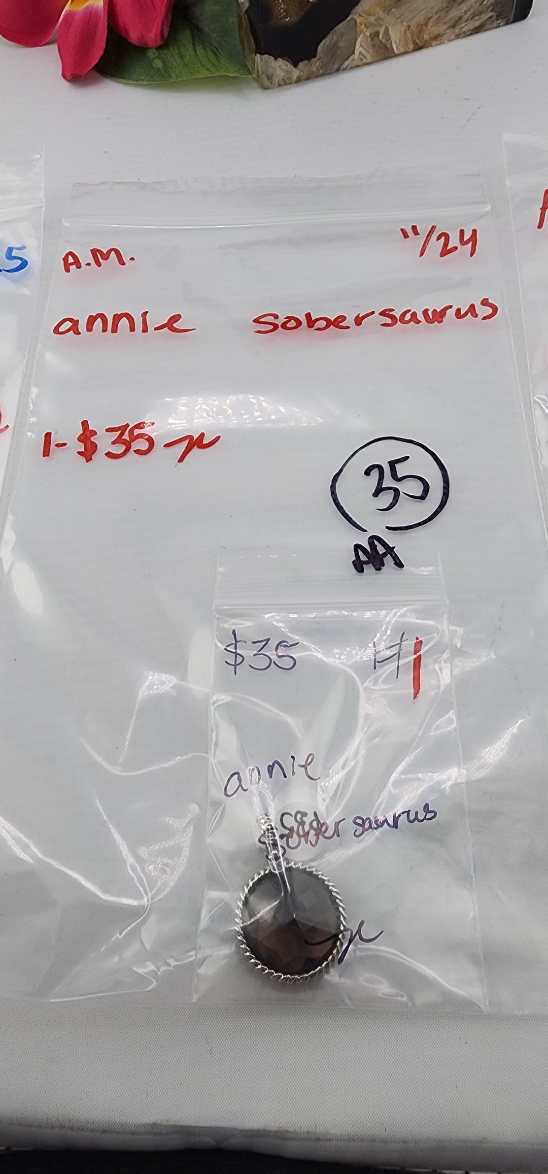 AM SHOW 48HR RESERVED FOR: annie sobersaurus - 11/24/2025 FL tiktok Live Show - 1 Sterling Silver Items