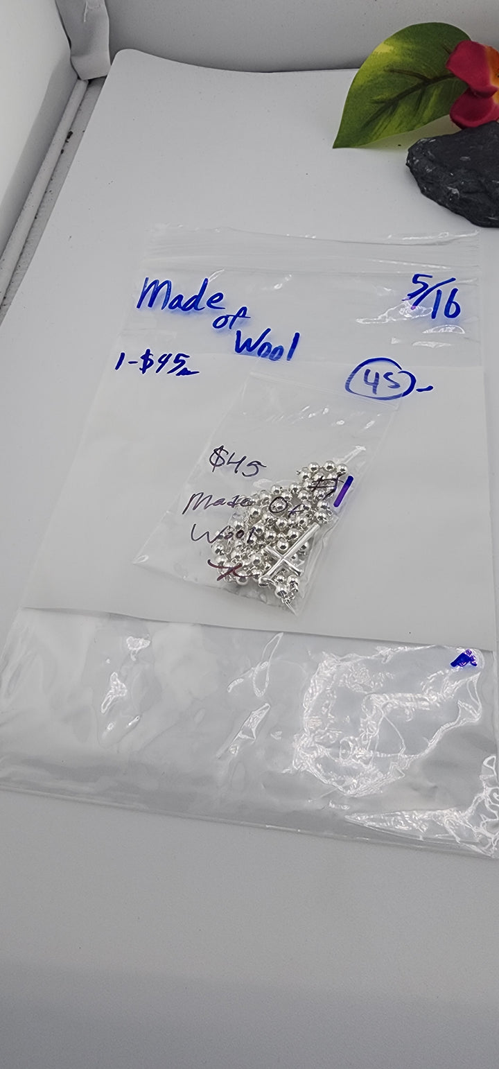 RESERVED FOR: Made of Wool - 5/16/2025 tiktok Live Show - 1 Sterling Silver Items