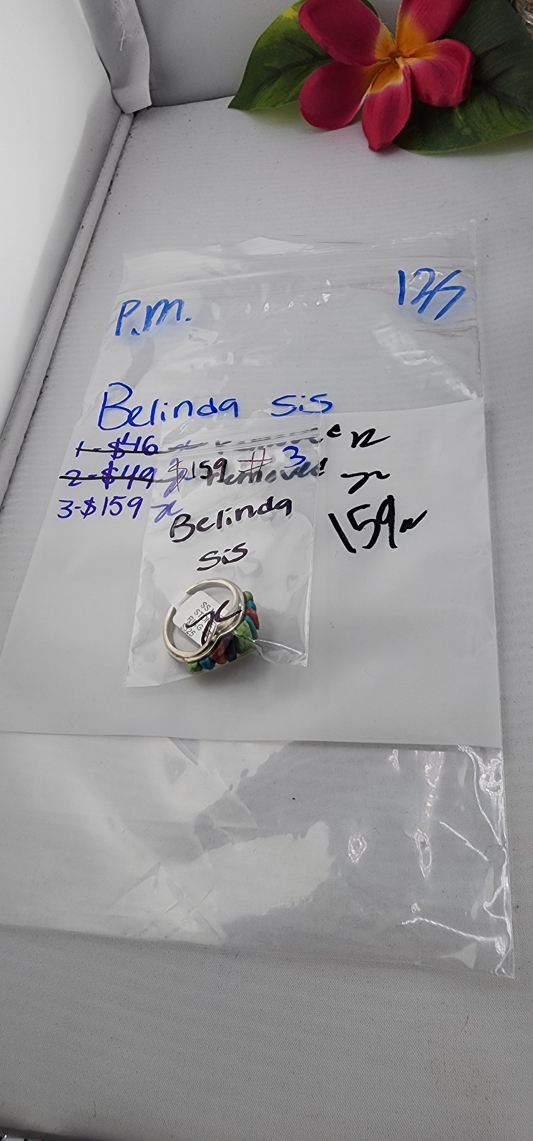 PM SHOW 48HR - RESERVED FOR: Belinda sis - 12/7/2025 tiktok Live Show - 1 Sterling Silver Items