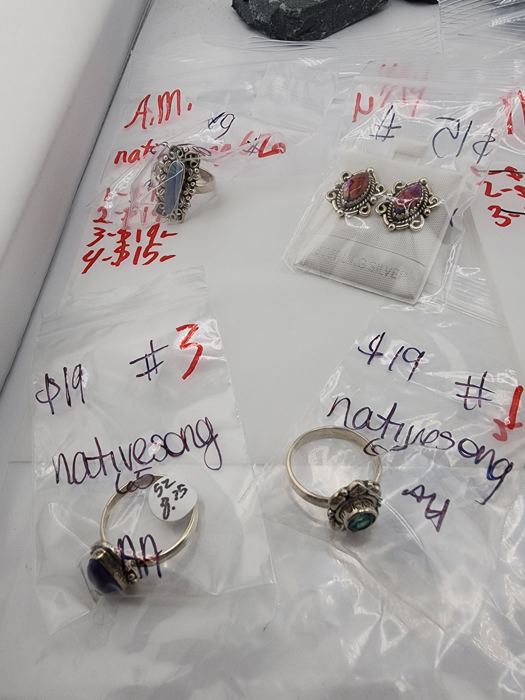 Nativesong65 - 4/14/26 - 4 925 Sterling Silver Items