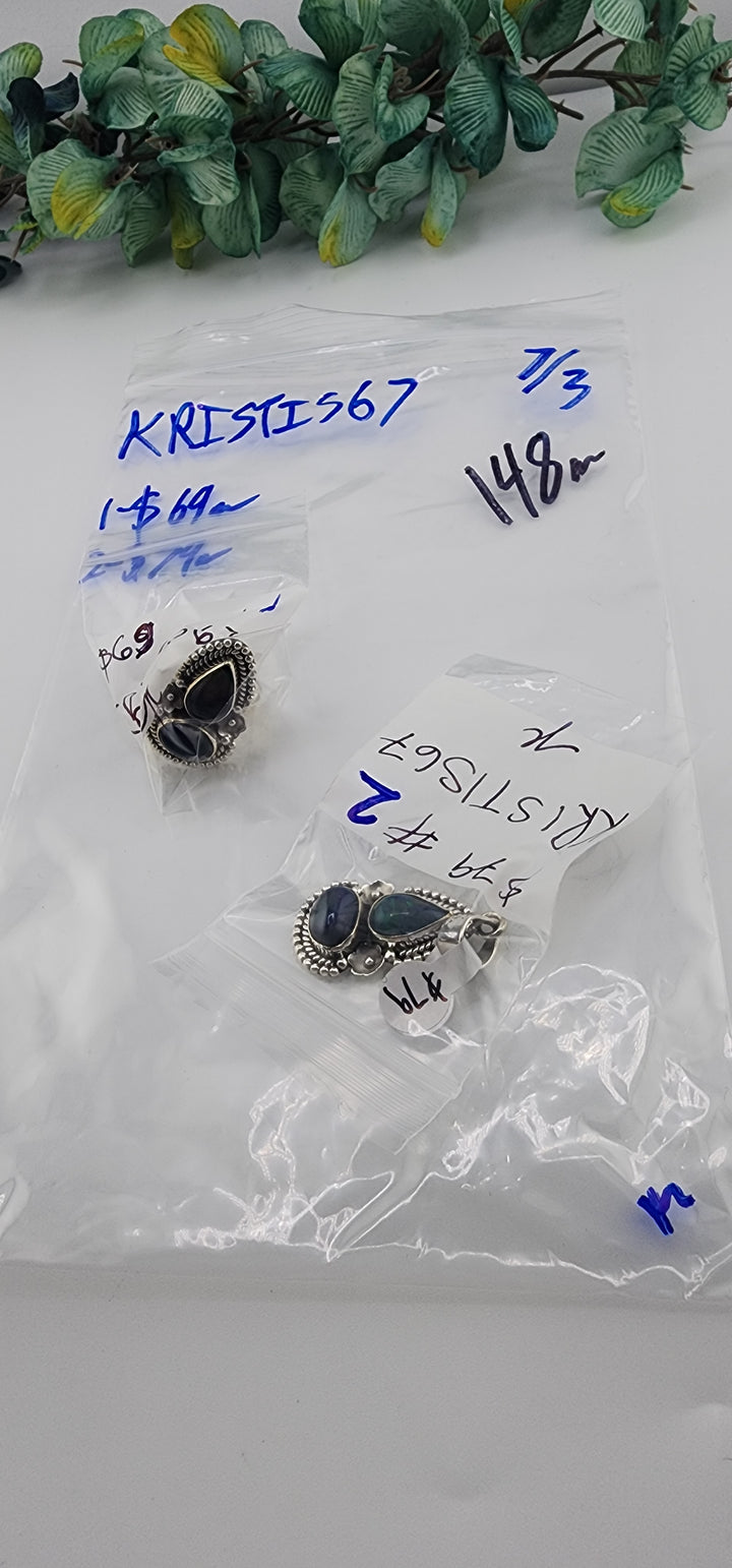 48HR - RESERVED FOR: KRISTIS67 - 7/3/2025 FL tiktok Live Show - 2 Sterling Silver Items