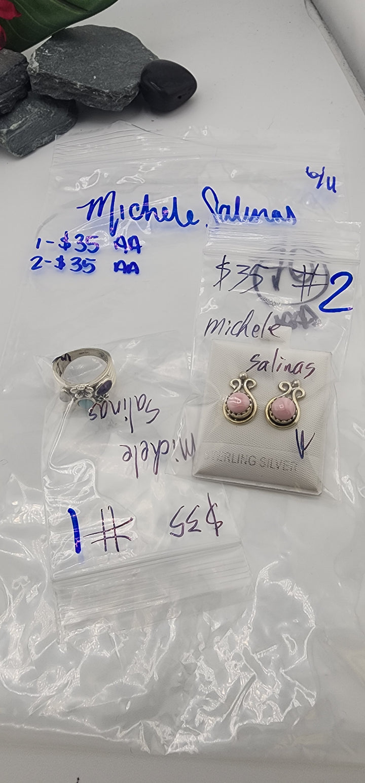 RESERVED FOR: Michele Salinas - 6/11/2025 tiktok Reservation Live Show - 2 Sterling Silver Items