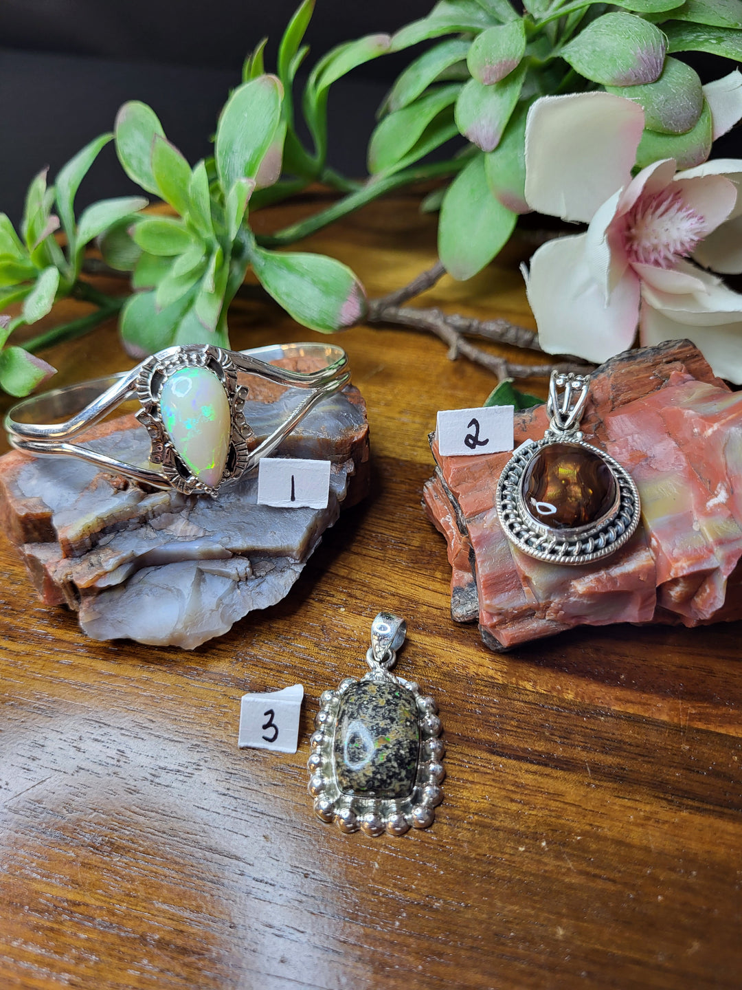 RESERVED FOR: HorrorGalSusan 8/8/24- 3 Sterling Silver Items