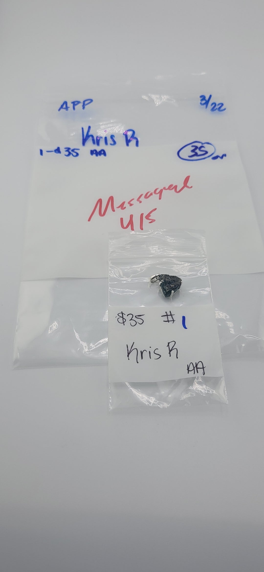 RESERVED FOR: Kris R - 3/22/2025 The Collective Boutique App Live Show -1  Sterling Silver Items