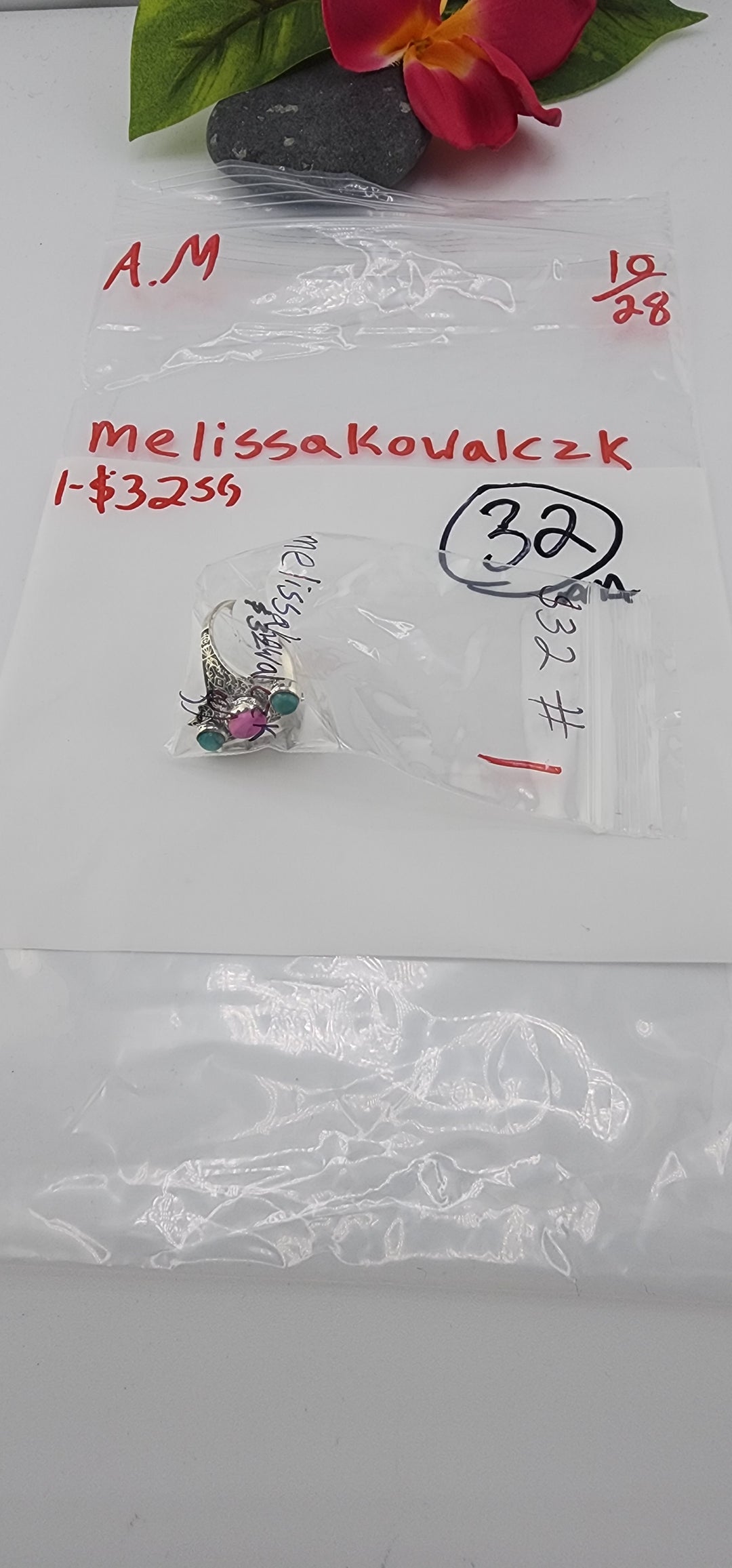 AM SHOW 48HR RESERVED FOR: melissakowalczk - 10/28/2025 FL tiktok Live Show - 1 Sterling Silver Items