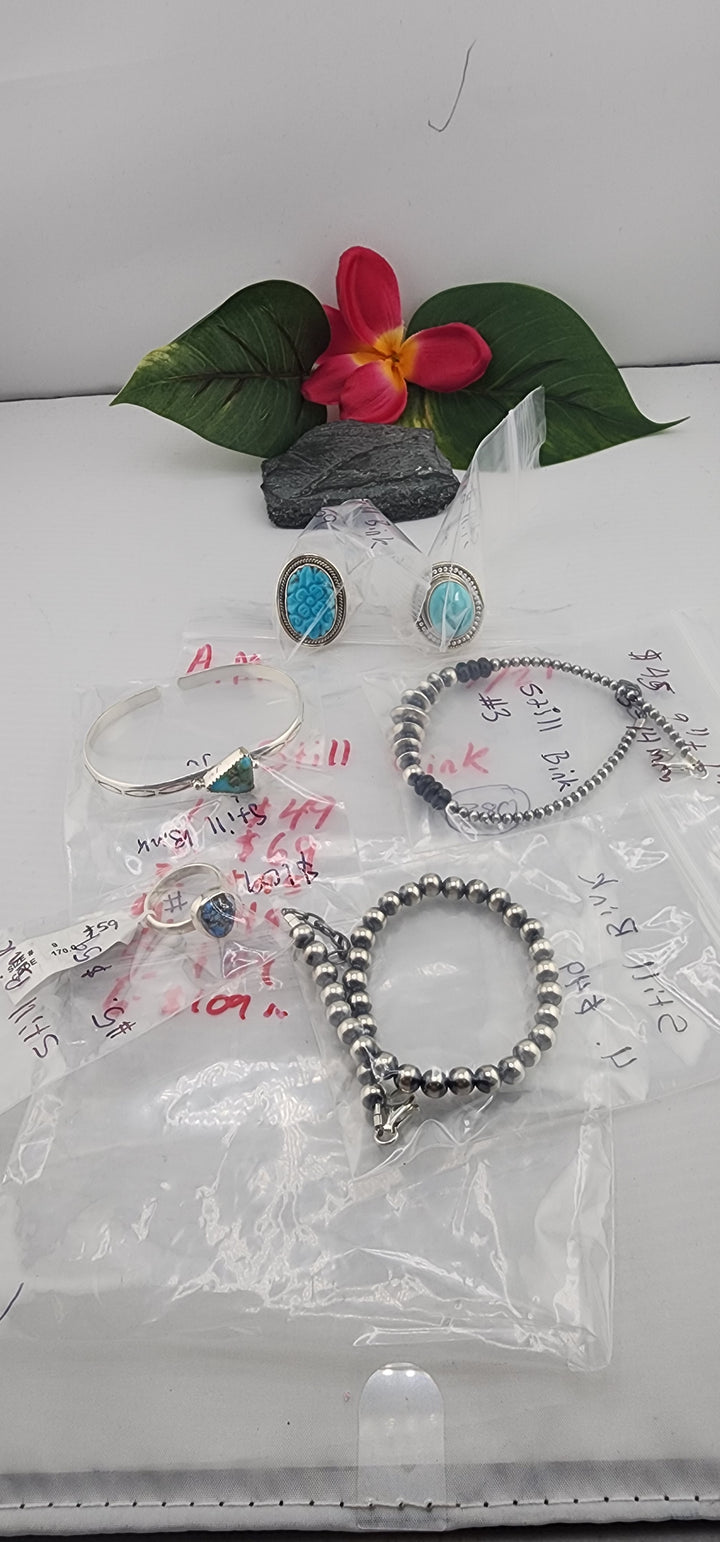 AM SHOW 48HR -RESERVED FOR: Still Bink- 7/21/2025 FL tiktok Live Show - 6 Sterling Silver Items
