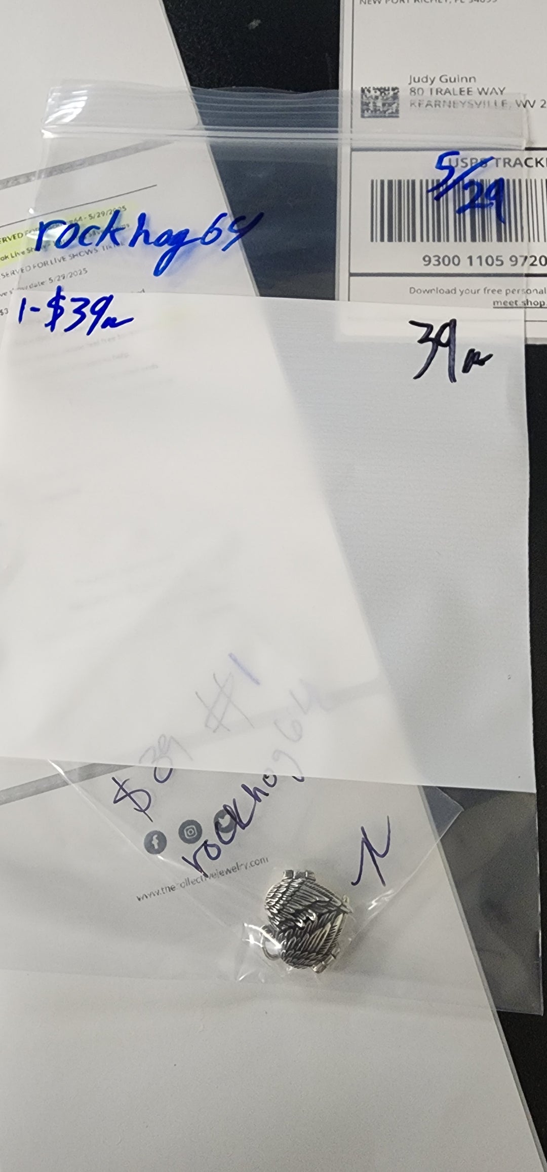RESERVED FOR: rockhog64 - 5/29/2025 tiktok Live Show - 1 Sterling Silver Items