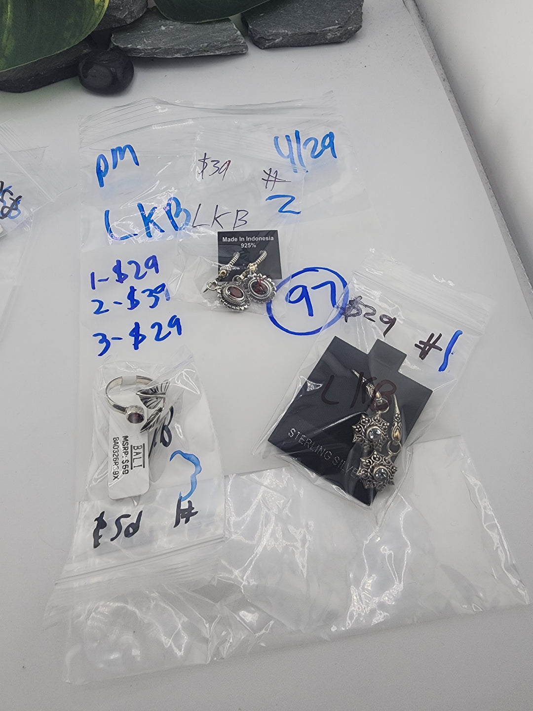 LKB - 4/29/26 PM - 3 925 Sterling Silver Items