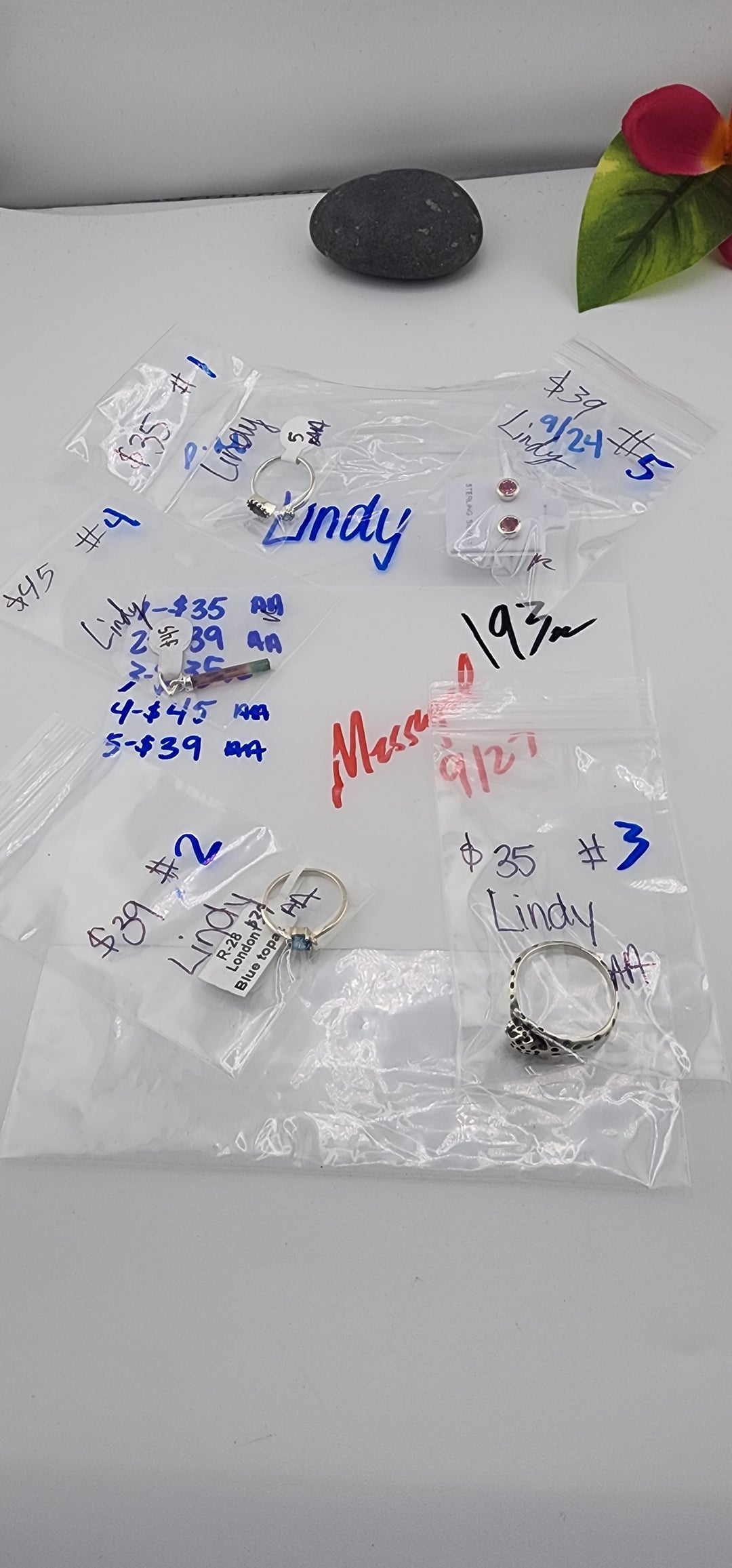PM SHOW 48HR - RESERVED FOR: Lindy - 9/24/2025 FL tiktok Live Show - 5 Sterling Silver Items