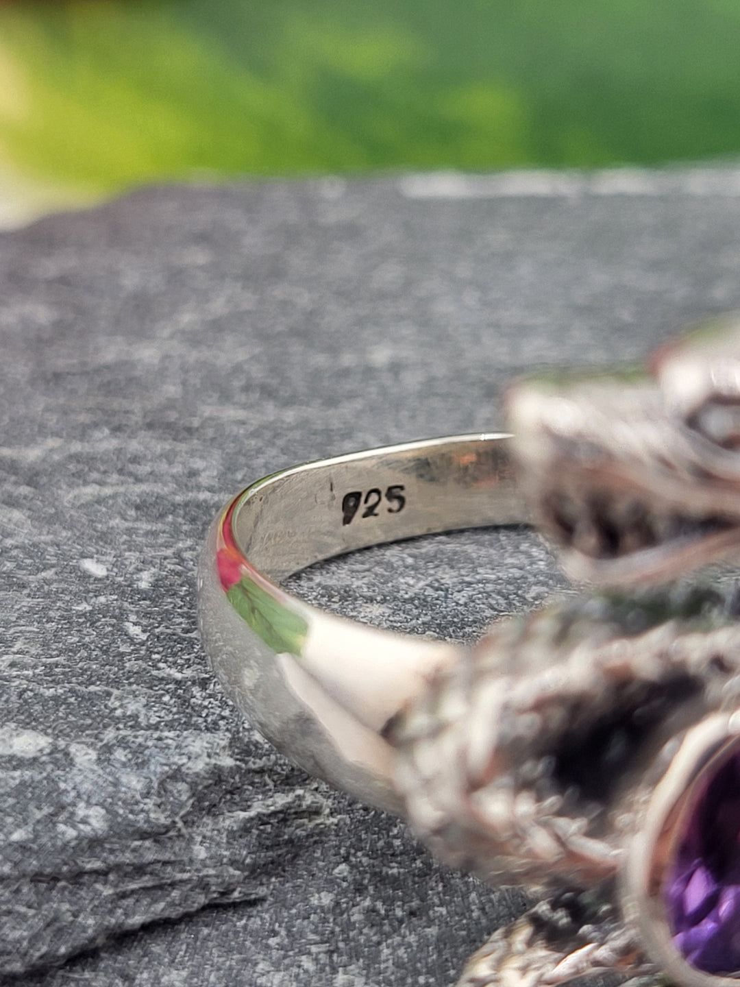 Amethyst Dragon Ring