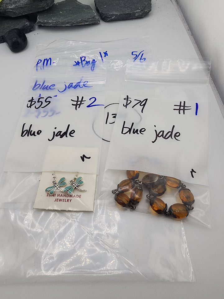 Blue jade *Bag 1* - 5/6/26 PM - 2 925 Sterling Silver Items