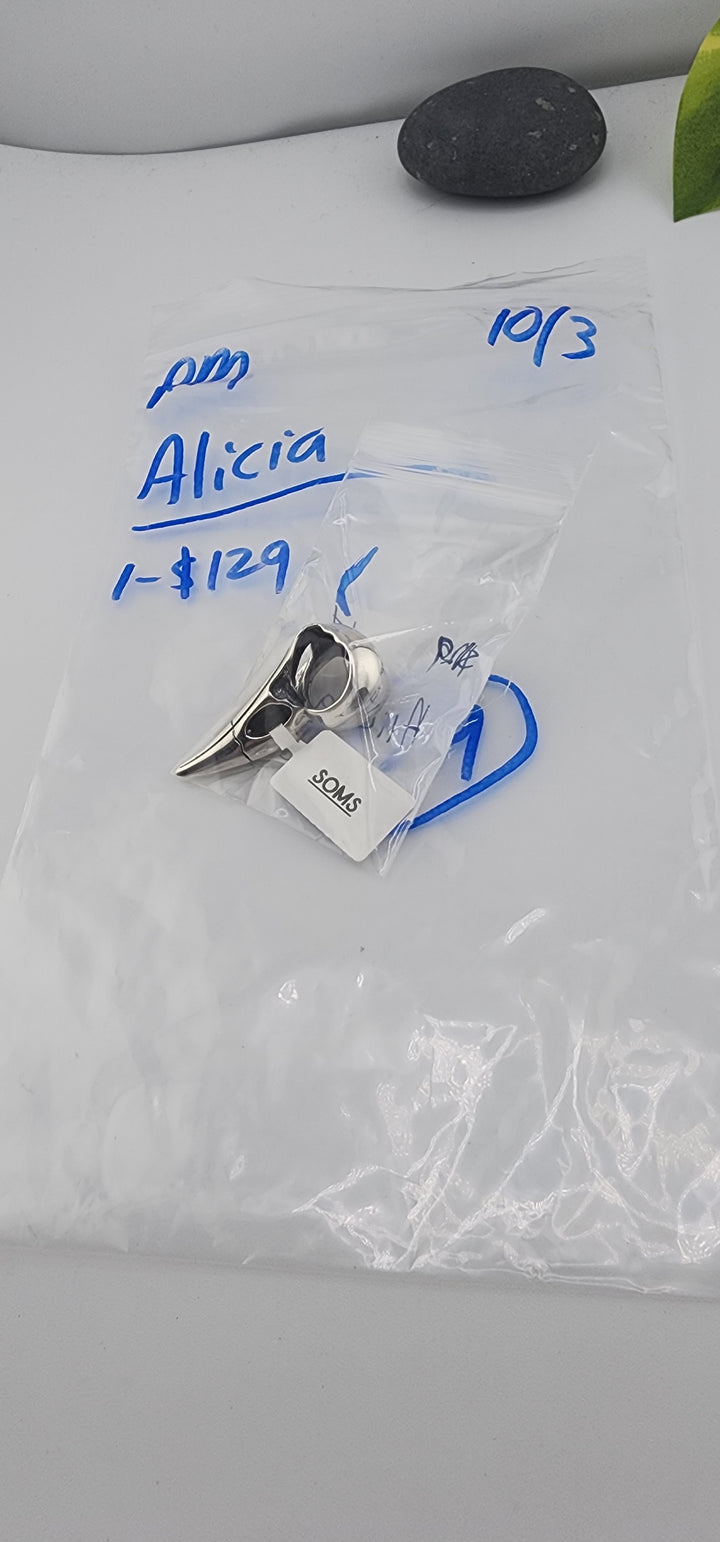 PM SHOW 48HR - RESERVED FOR: Alicia - 10/3/2025 FL tiktok Live Show - 1 Sterling Silver Items