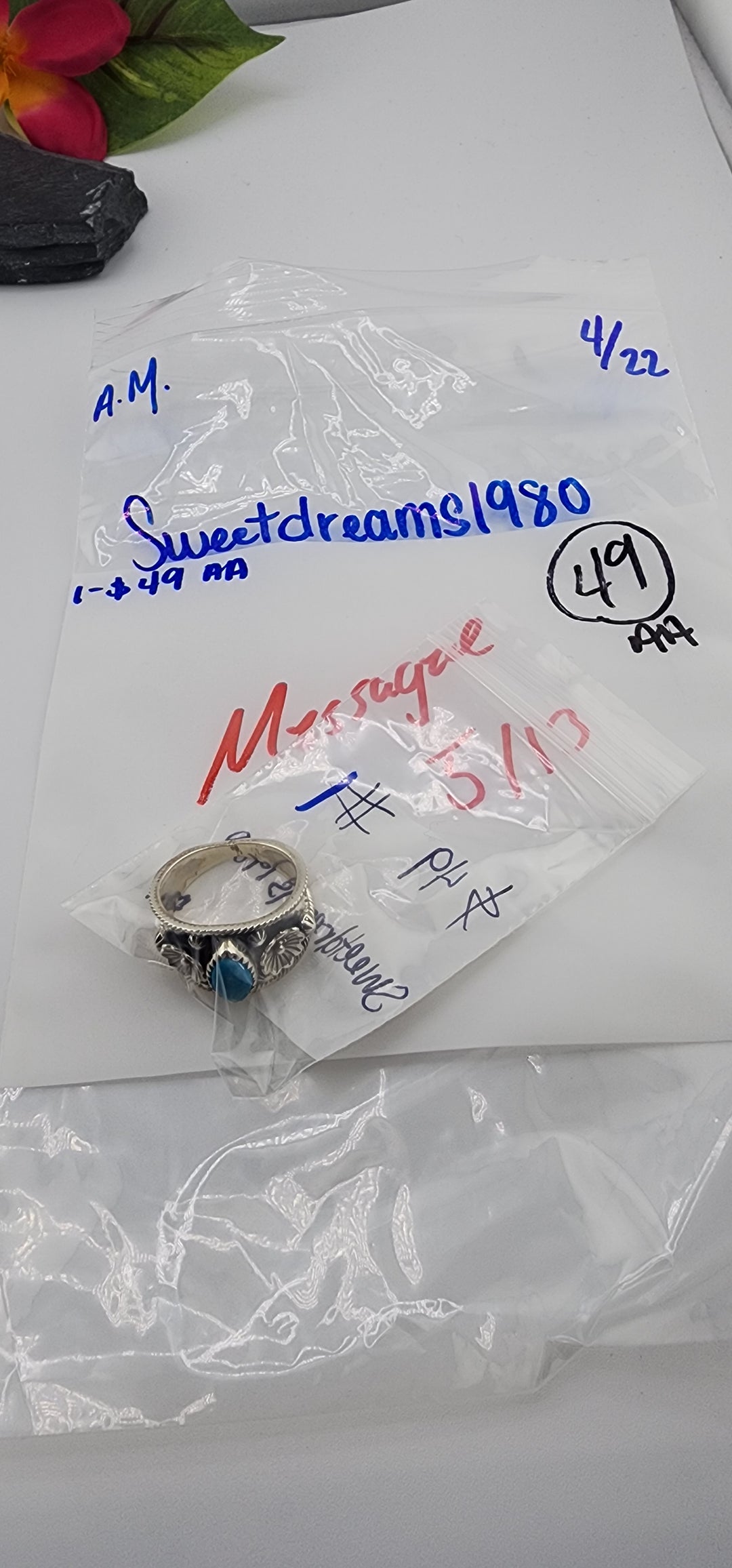 RESERVED FOR: Sweetdreams1980 - 4/22/2025 tiktok A.M Live Show - 1 Sterling Silver Items