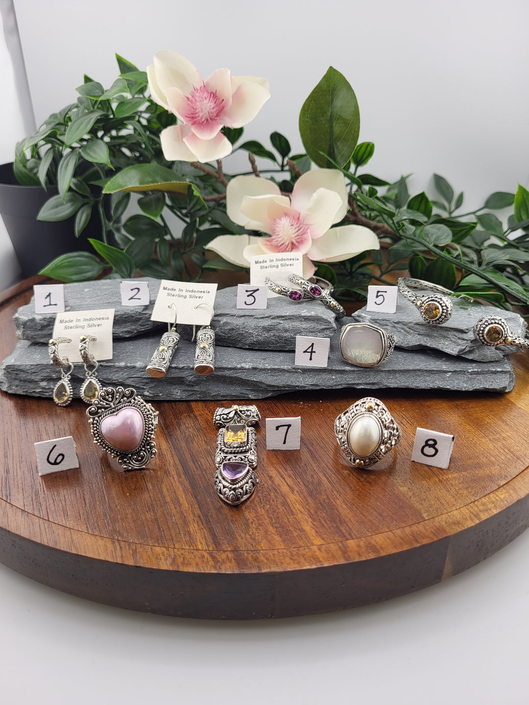 RESERVED FOR:  Mandy -10/26/2024 - 8 Sterling Silver Items
