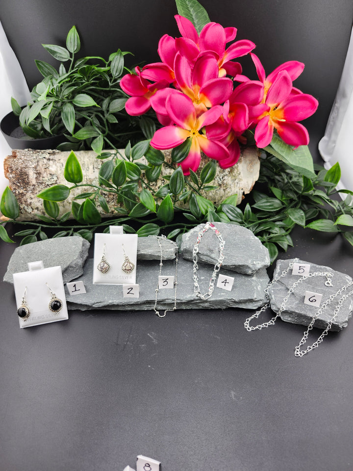 RESERVED FOR:  MustangGirl -11/01/2024 - 14 Sterling Silver Items