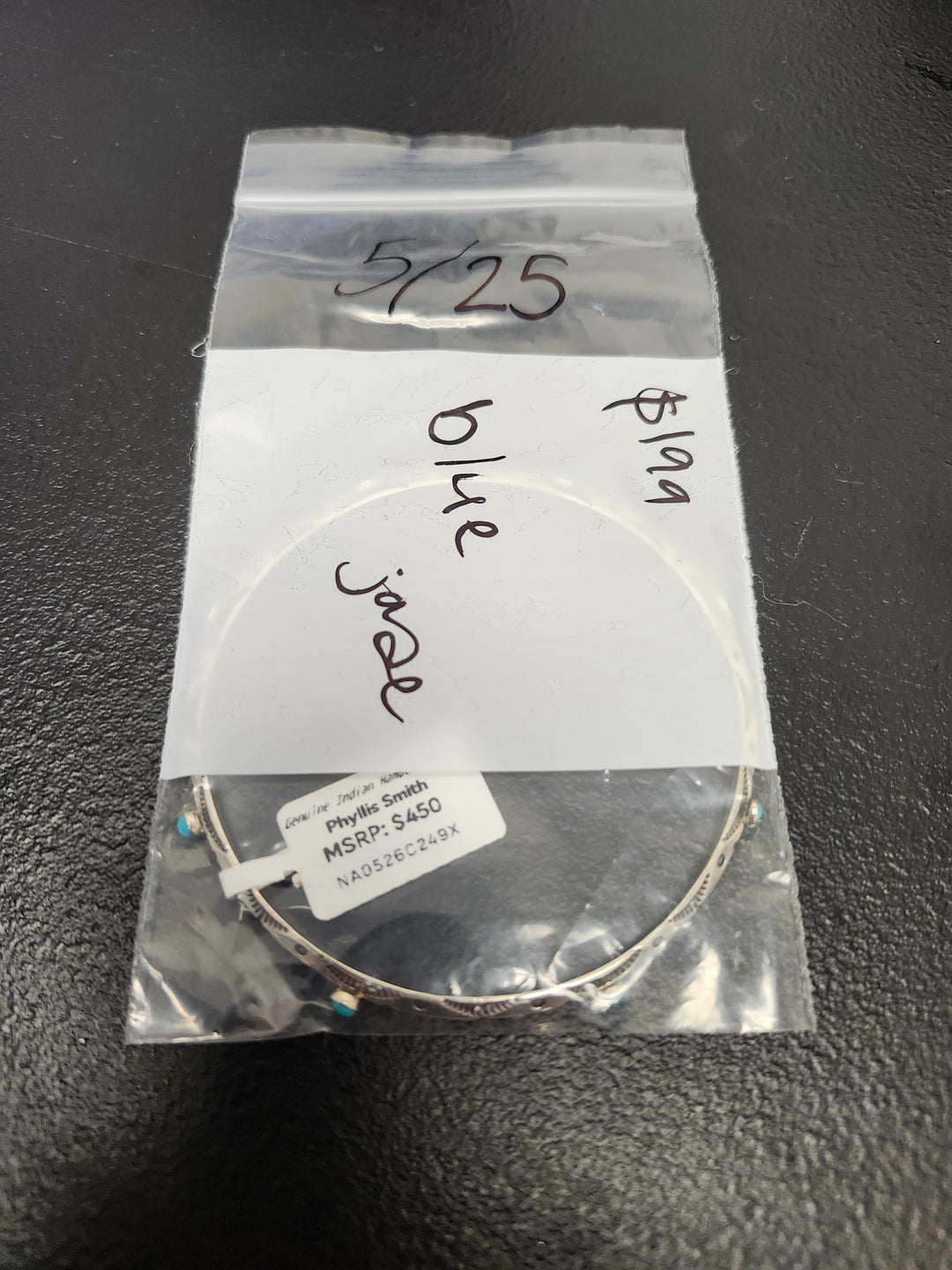 C.S. - RESERVED FOR: Blue Jade 3 - 6/17/2026 - 1 Sterling Silver Items