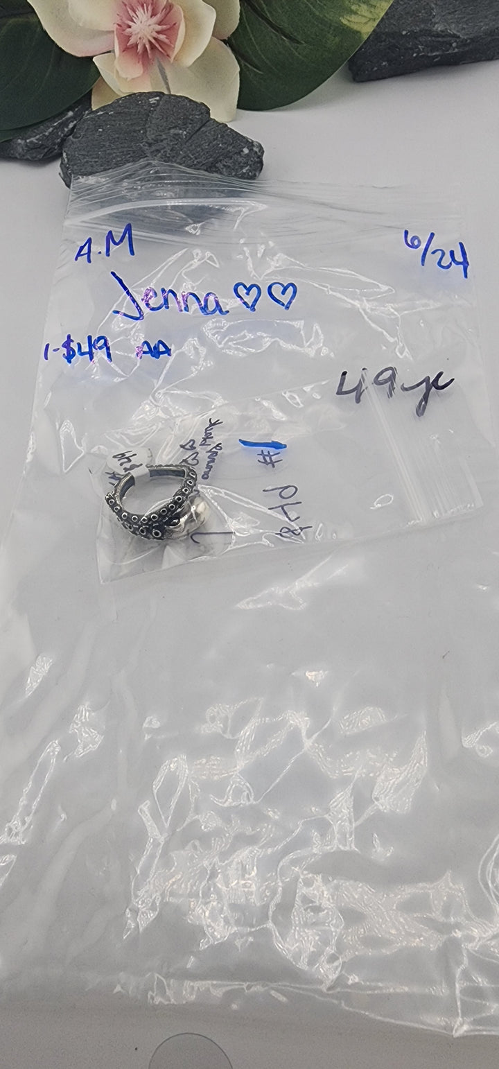 RESERVED FOR: Jenna🧡🖤 - 6/24/2025 tiktok A.M Live Show - 1 Sterling Silver Items