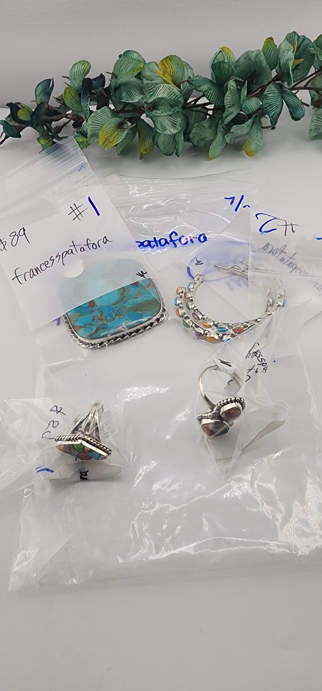 48HR - RESERVED FOR: francesspatafora - 7/2/2025 FL tiktok Live Show - 4 Sterling Silver Items