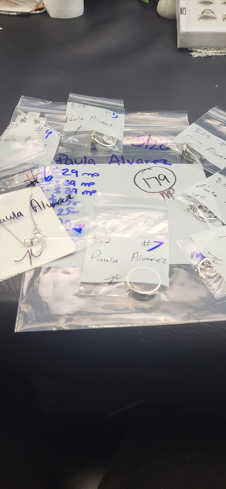 RESERVED FOR: Paula Alvarez  - 3/20/2025 Live Show -  7 Sterling Silver Items