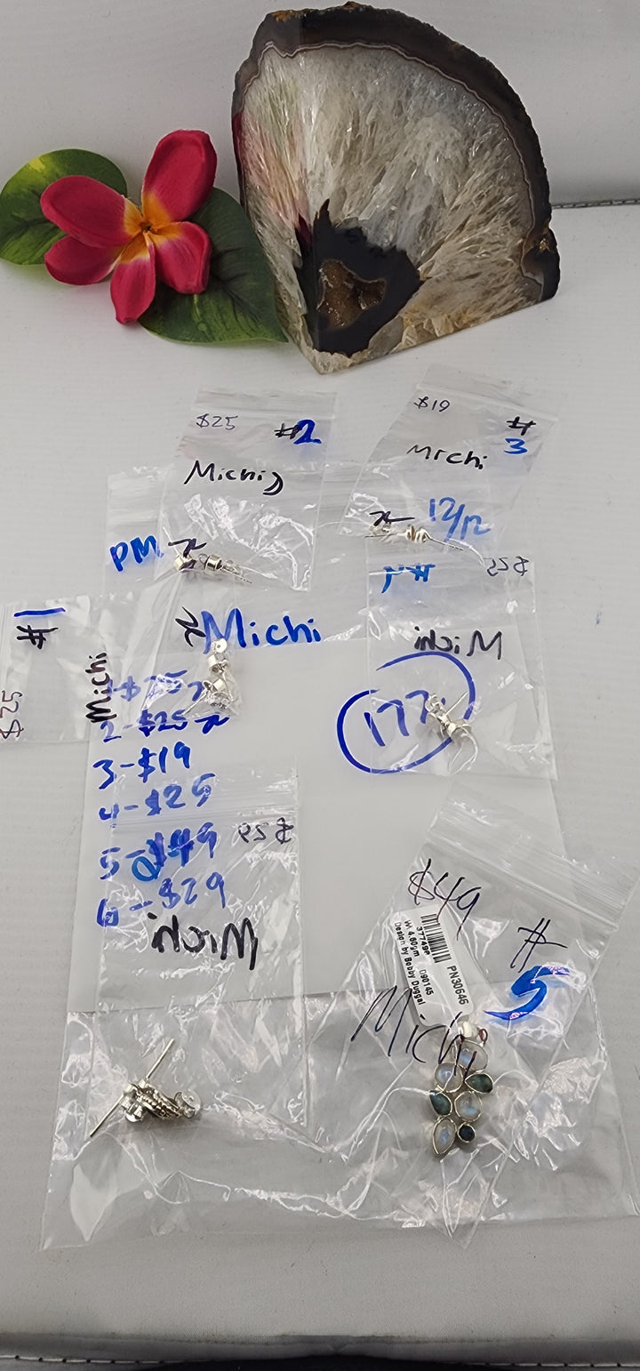 PM SHOW 48HR - RESERVED FOR: Michi - 12/13/2025 tiktok Live Show - 6 Sterling Silver Items