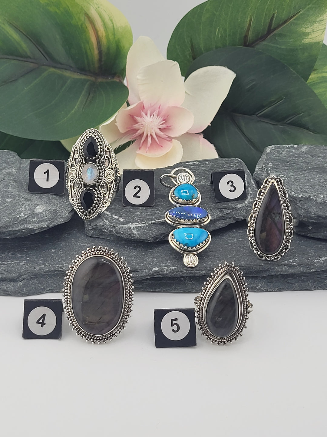 RESERVED FOR: jessica roca73 - 2/8/2025 Show - 5 Sterling Silver Items