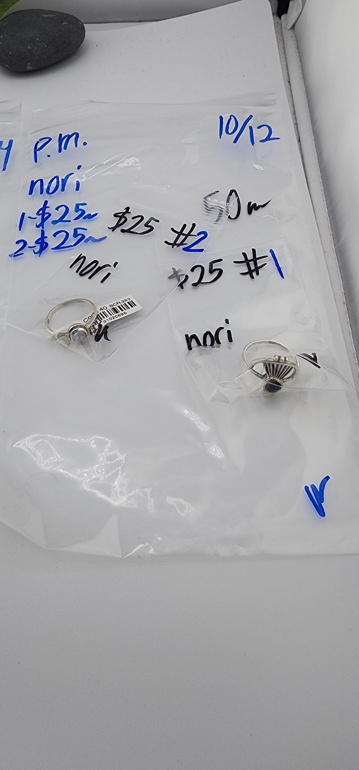 PM SHOW 48HR - RESERVED FOR: nori - 10/12/2025 FL tiktok Live Show - 2 Sterling Silver Items