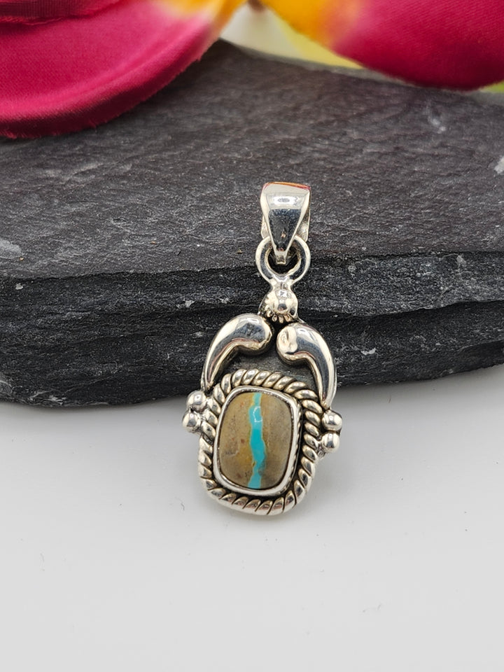 Royston Ribbon Turquoise Pendant