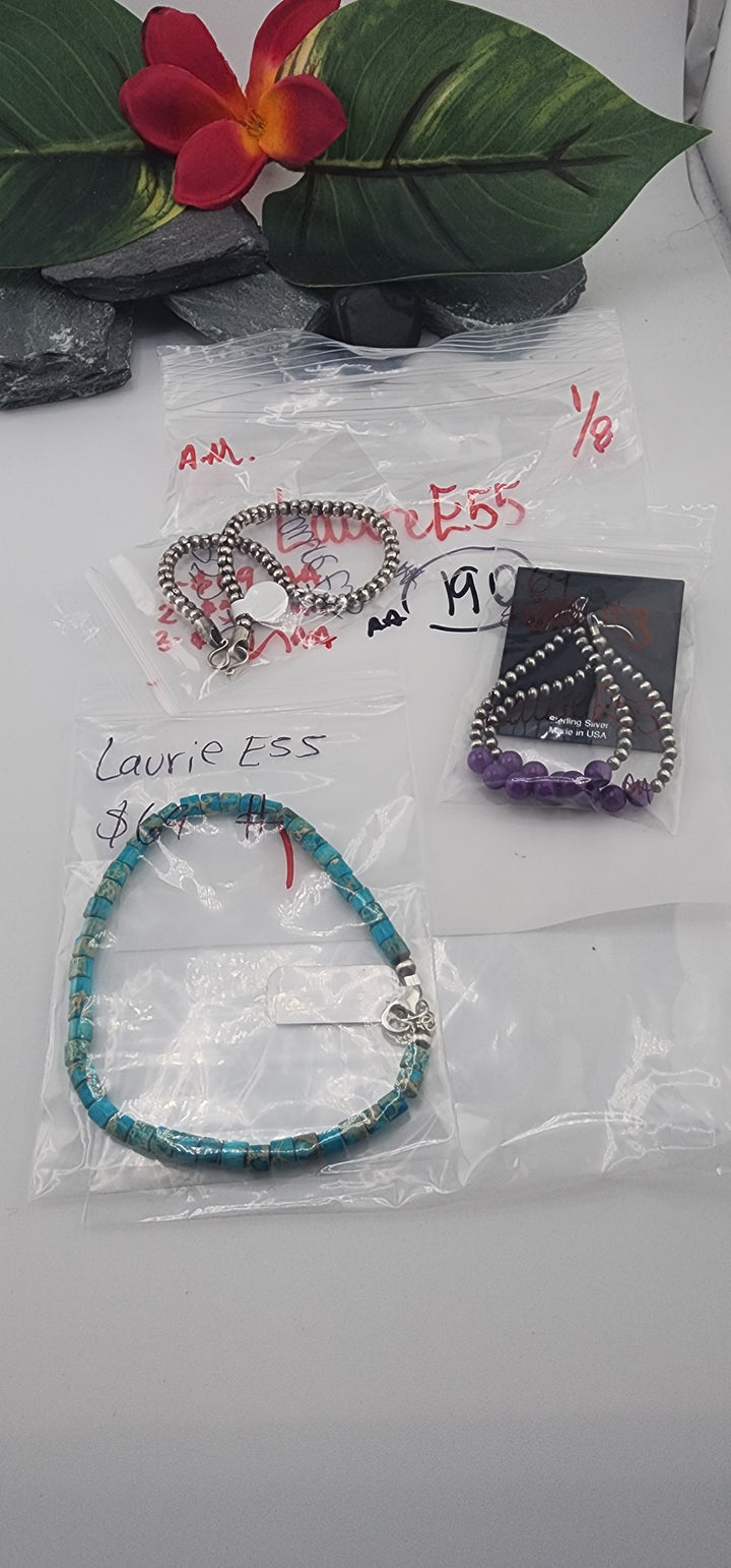 Custom sterling silver items - AM SHOW RESERVED FOR: LaureE55 - 1/8/2026 FL tiktok Live Show - 3 Sterling Silver Items