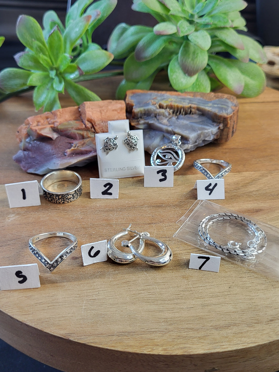 RESERVED FOR: Bee_Bee_girl-7/7/24- 5 Sterling Silver Items