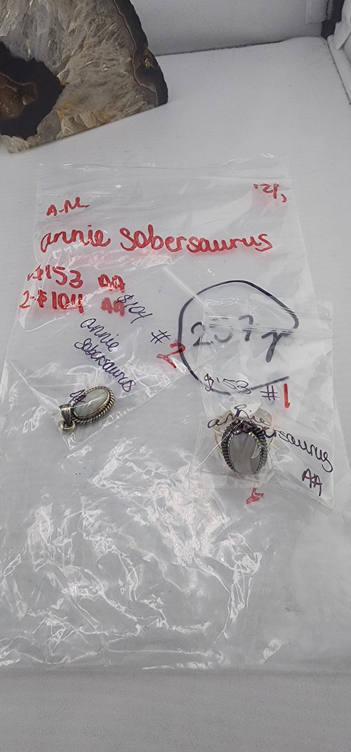 AM SHOW 48HR RESERVED FOR: annie sobersaurus- 12/1/2025 FL tiktok Live Show - 2 Sterling Silver Items