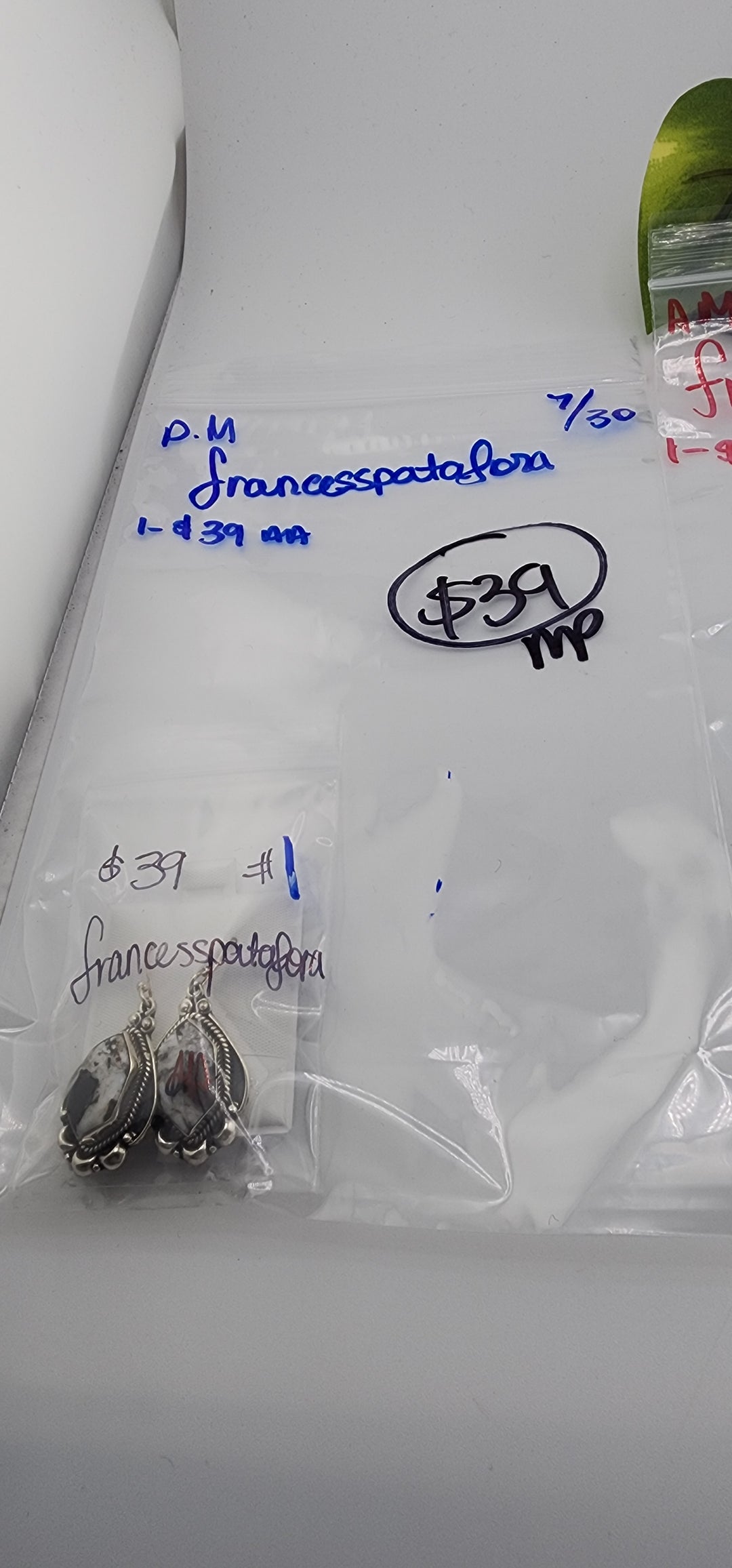 PM SHOW 48HR - RESERVED FOR: Francesspatafora  - 7/30/2025 FL tiktok Live Show - 1 Sterling Silver Items