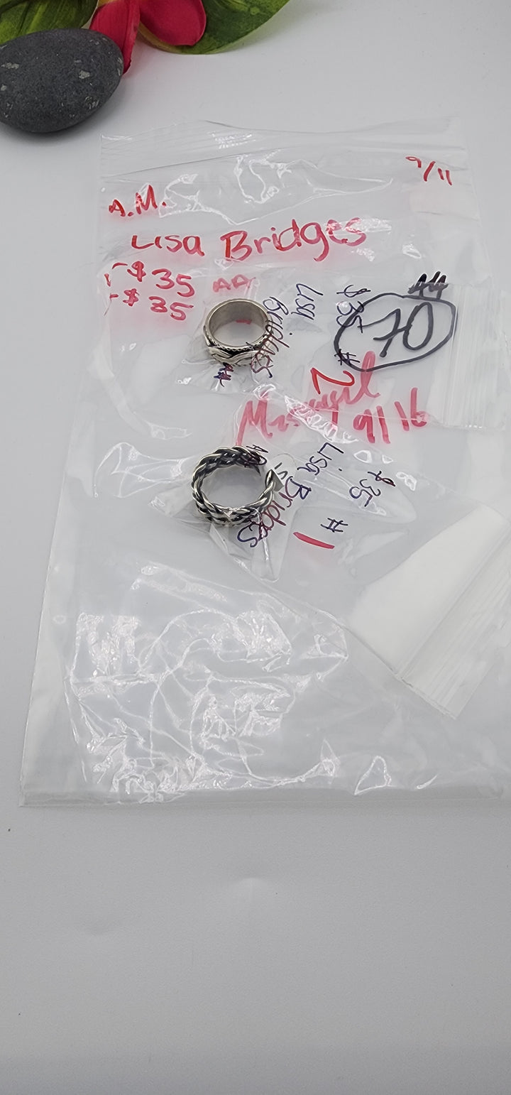 AM SHOW 48HR - RESERVED FOR: Lisa Bridges - 9/11/2025 FL tiktok Live Show - 2 Sterling Silver Items