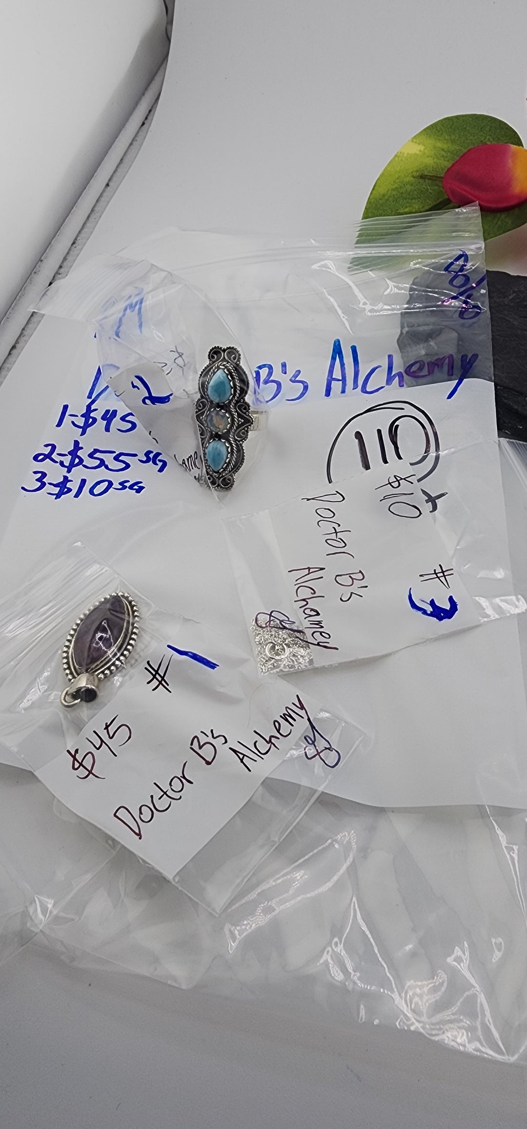 AM SHOW 48HR - RESERVED FOR: Doctor B's Alchemy, LLC - 8/6/2025 FL tiktok Live Show - 1 Sterling Silver Items