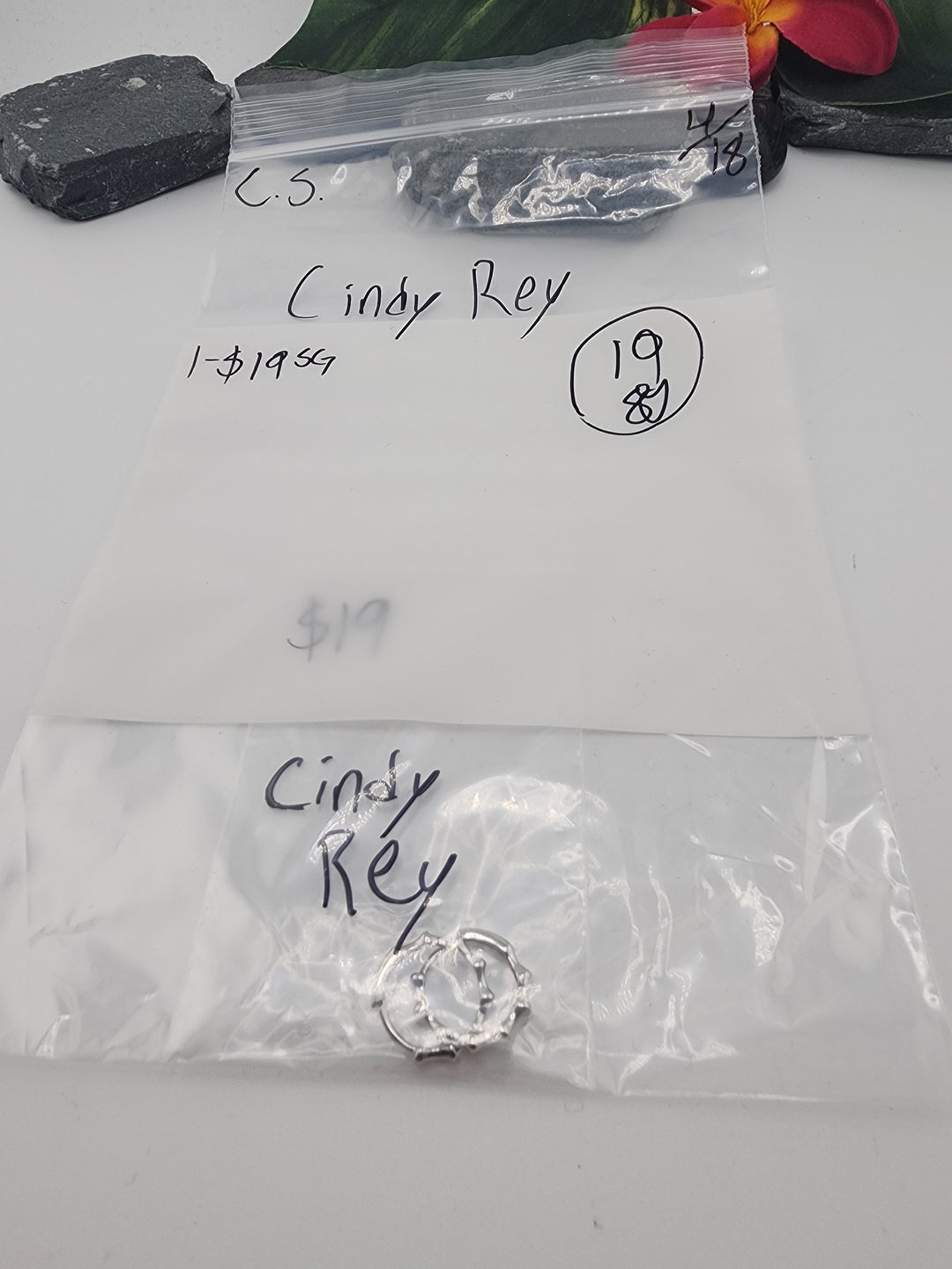C.S. - RESERVED FOR: Cindy Rey - 4/18/2026 - 1 Sterling Silver Items