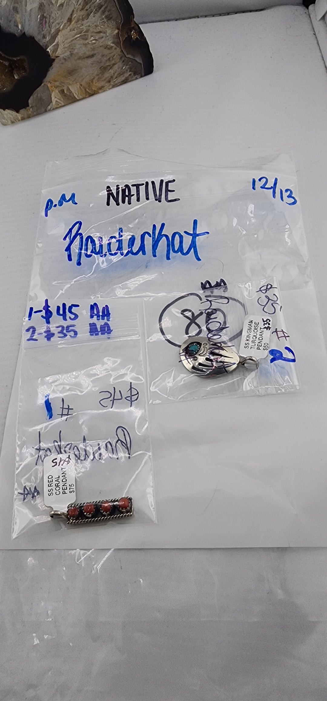 PM NATIVE SHOW 48HR - RESERVED FOR: Raiderkat - 12/13/2025 tiktok Live Show - 2 Sterling Silver Items