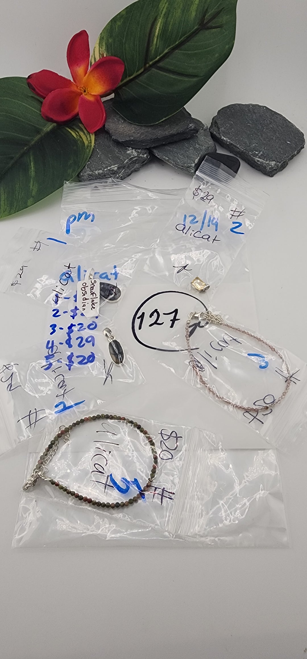 PM SHOW 48HR - RESERVED FOR: alicat - 12/19/2025 tiktok Live Show - 5 Sterling Silver Items