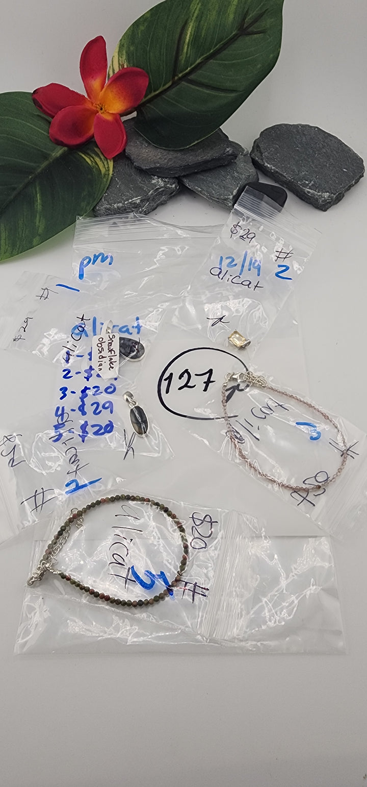 PM SHOW 48HR - RESERVED FOR: alicat - 12/19/2025 tiktok Live Show - 5 Sterling Silver Items