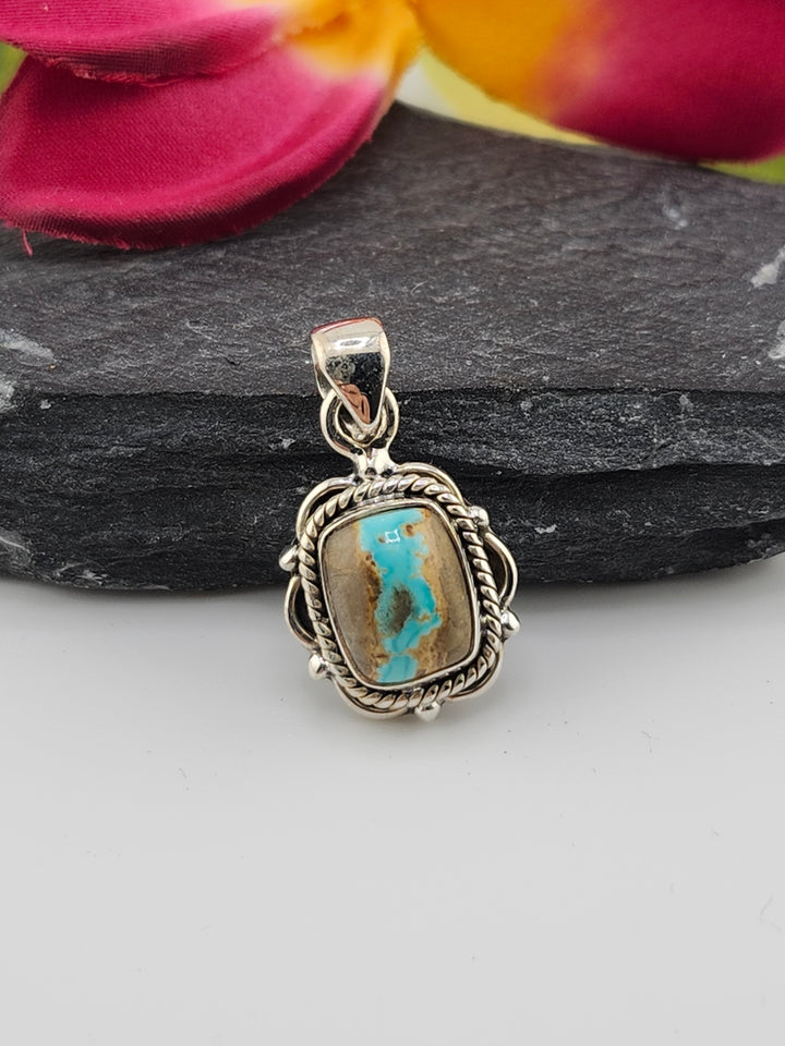 Royston Ribbon Turquoise Pendant