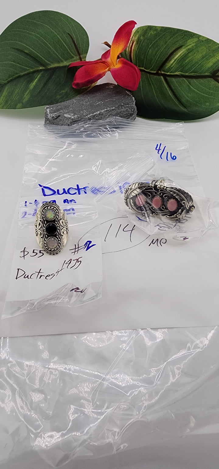 RESERVED FOR: Ductress1975 - 4/16/2025 tiktok Live Show - 2 Sterling Silver Items