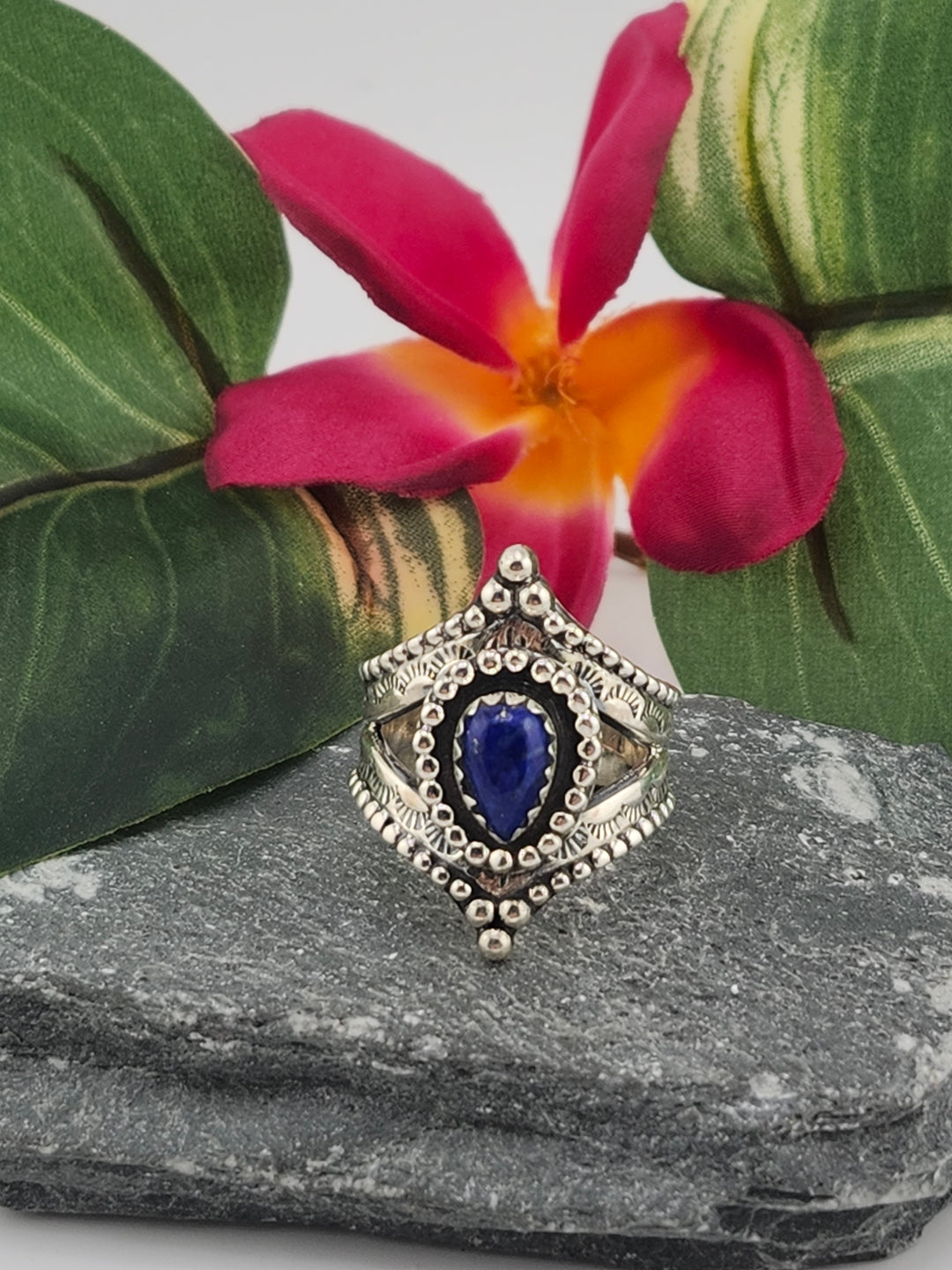 Marquee Lapis Ring Size 8