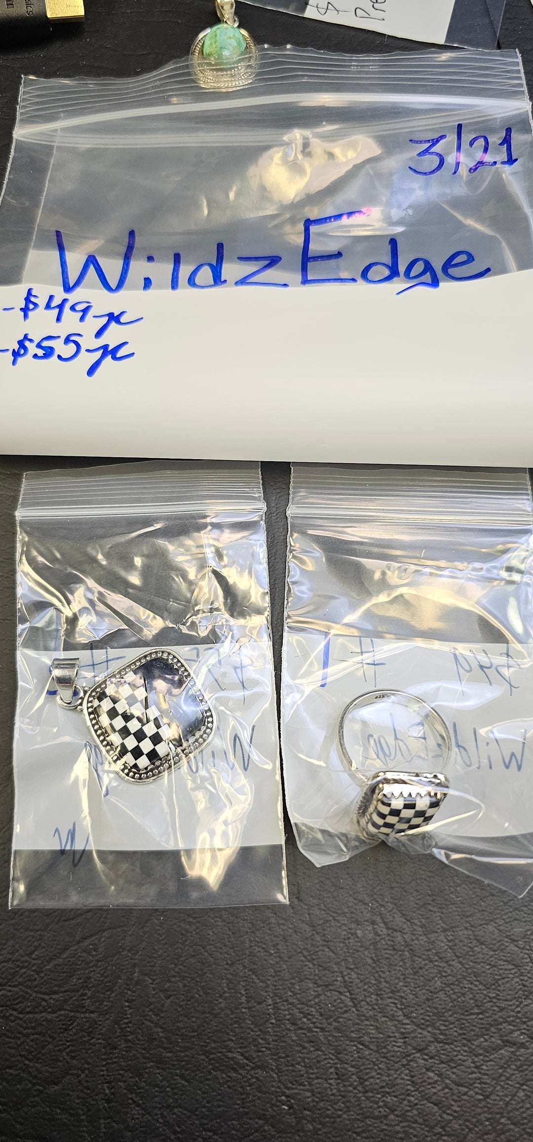 RESERVED FOR- WildzEdge - 3/21/2025 Live Show - 2 Sterling Silver Items