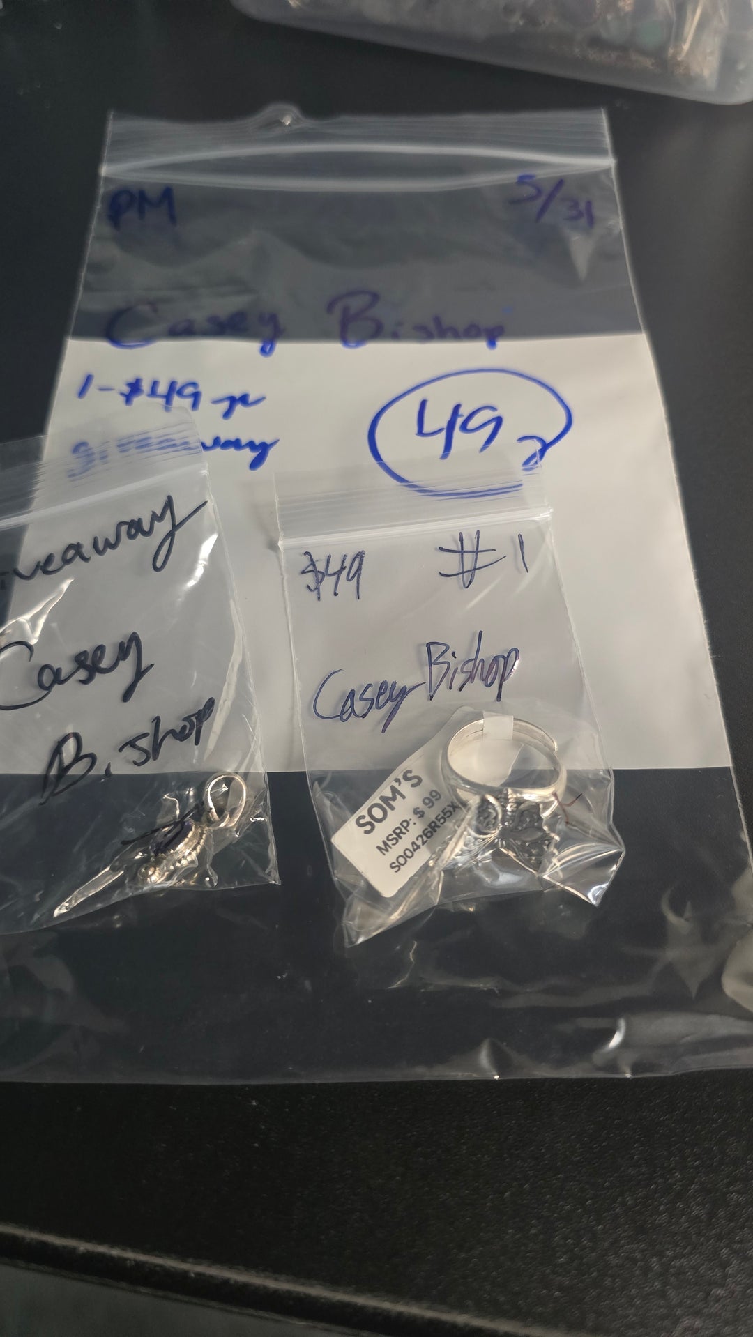 Casey Bishop  - 5/31/26 PM - 1 925 Sterling Silver