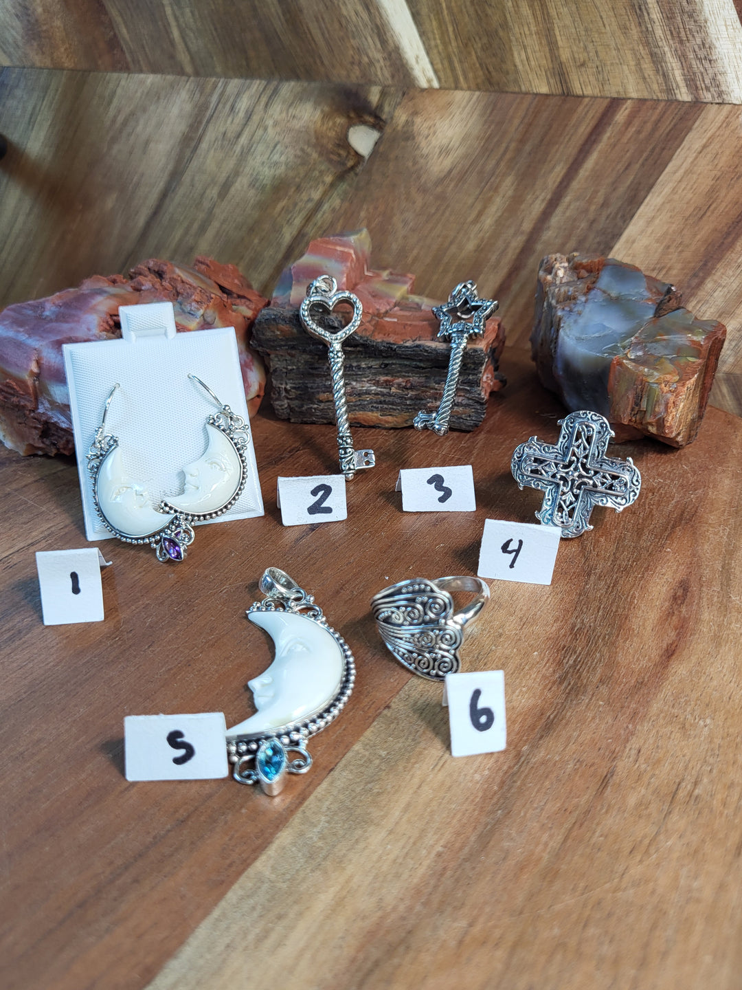 RESERVED FOR: Megz- 7/19/24-4 Sterling Silver Items