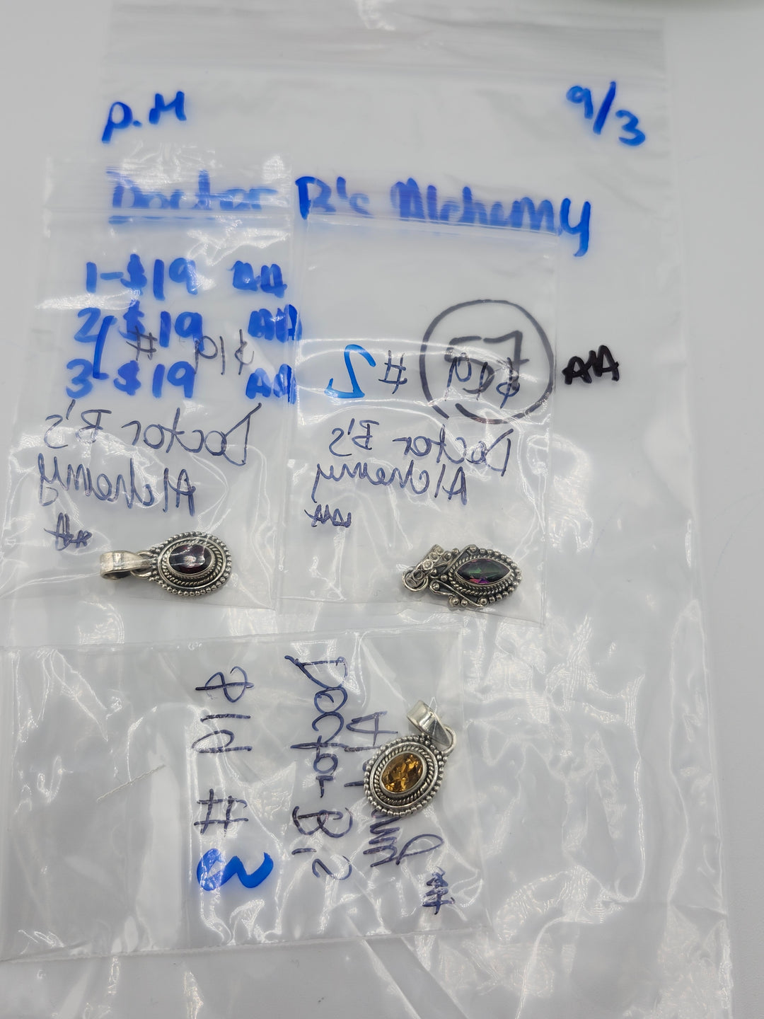 PM SHOW 48HR - RESERVED FOR: Doctor B's Alchemy - 9/03/2025 FL tiktok Live Show - 3 Sterling Silver Items