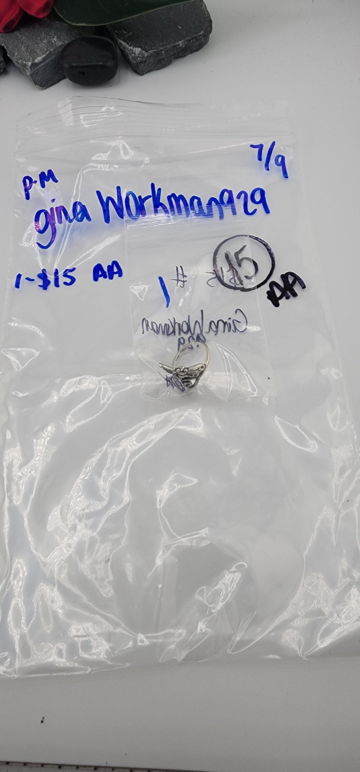 PM SHOW 48HR - RESERVED FOR: Gina Workman929 - 7/9/2025 FL tiktok Live Show - 1 Sterling Silver Items