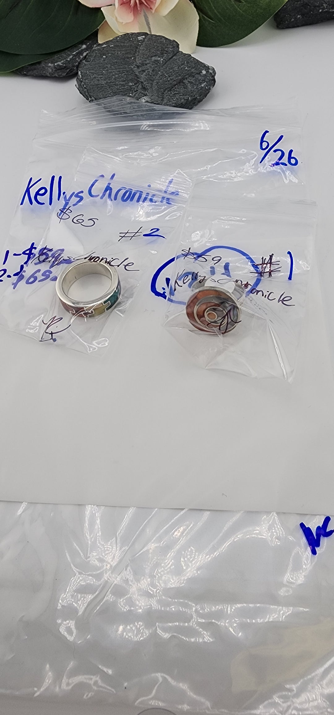 48HR - RESERVED FOR: KellysChronicle - 6/26/2025 FL tiktok Live Show - 2 Sterling Silver Item