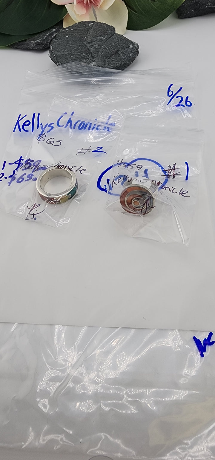 48HR - RESERVED FOR: KellysChronicle - 6/26/2025 FL tiktok Live Show - 2 Sterling Silver Item