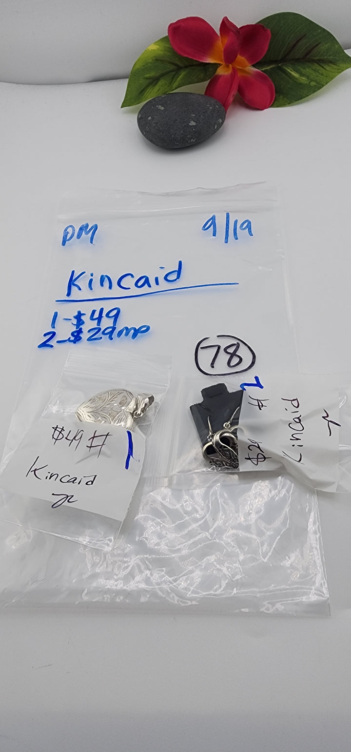 PM SHOW 48HR - RESERVED FOR: kincaid  - 9/19/2025 FL tiktok Live Show - 2 Sterling Silver Items